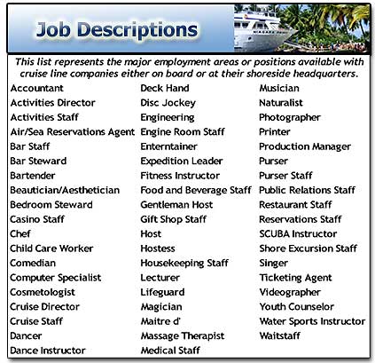 cruise ship jobs in zimbabwe